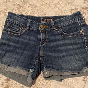 Blue Jean shorts